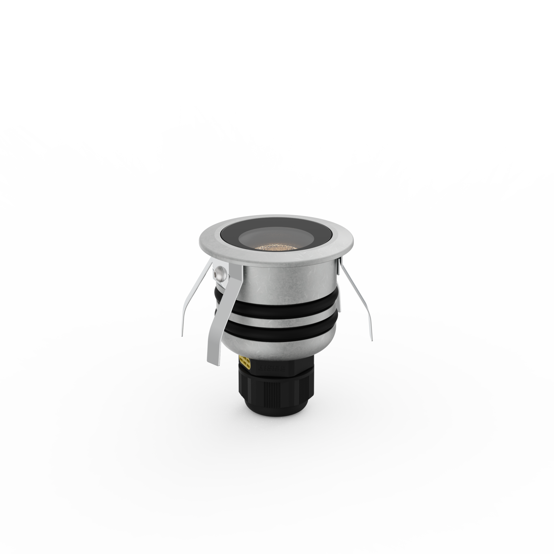 Mini in-ground uplight designed for secure mounting and longevity under foot traffic. - Image 6