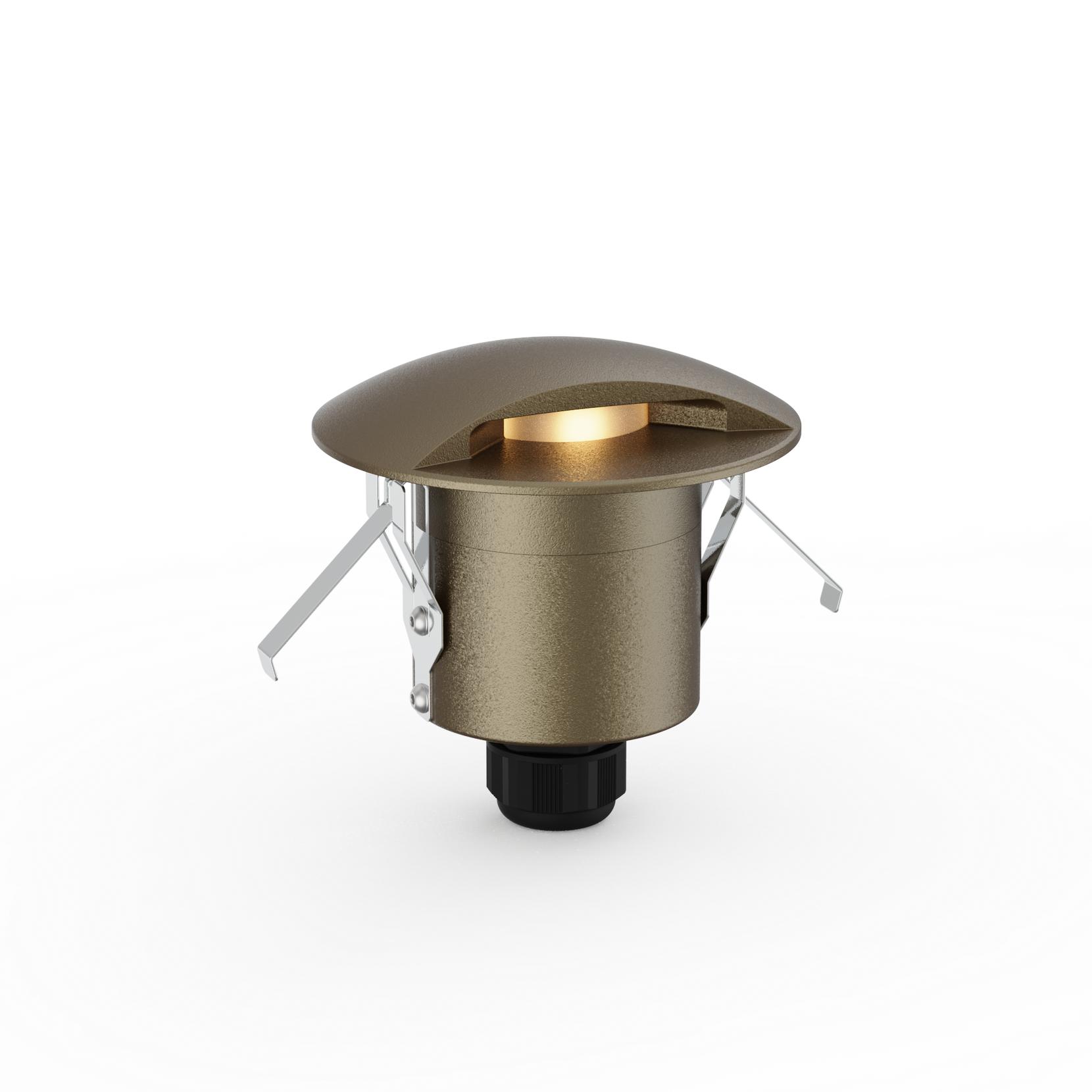 Recessed step light designed for illuminating further onto the step. - Image 3