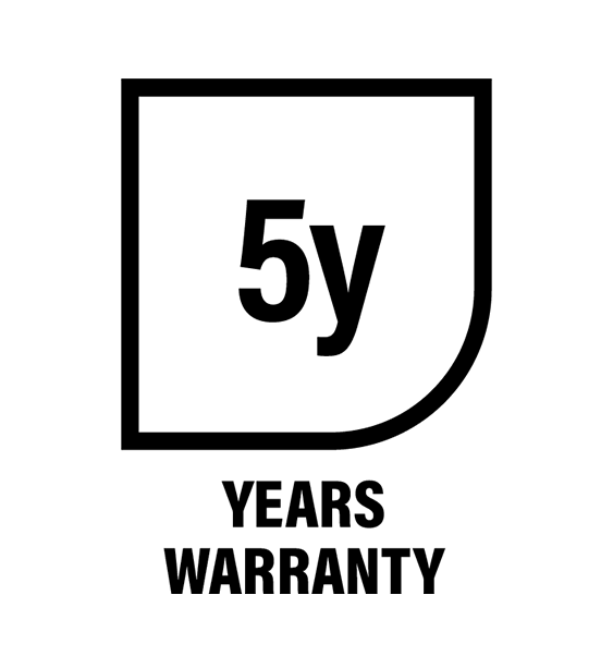 5 Year Warranty