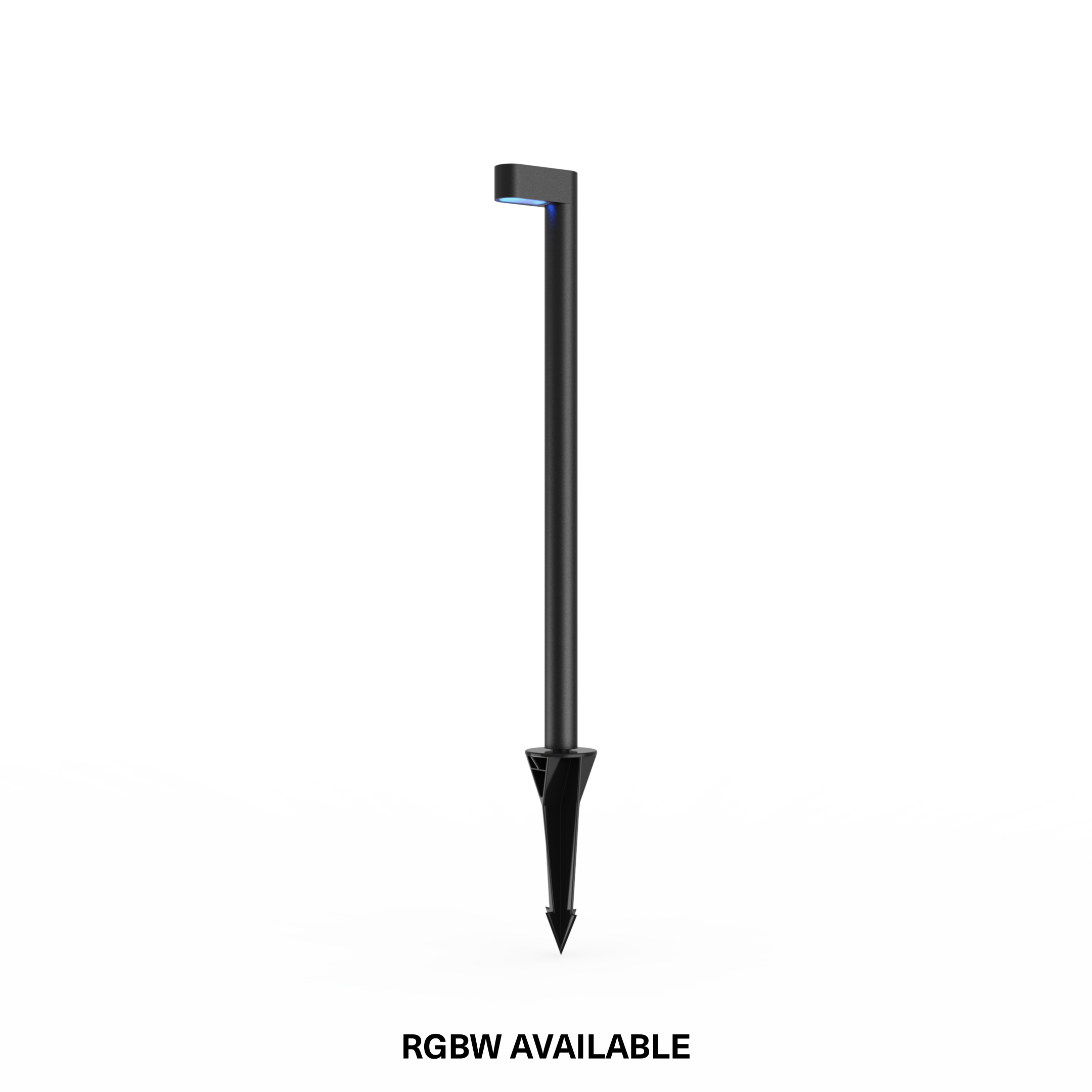 Minimalist offset path light designed for spreading light evenly across a pathway. - Image 8