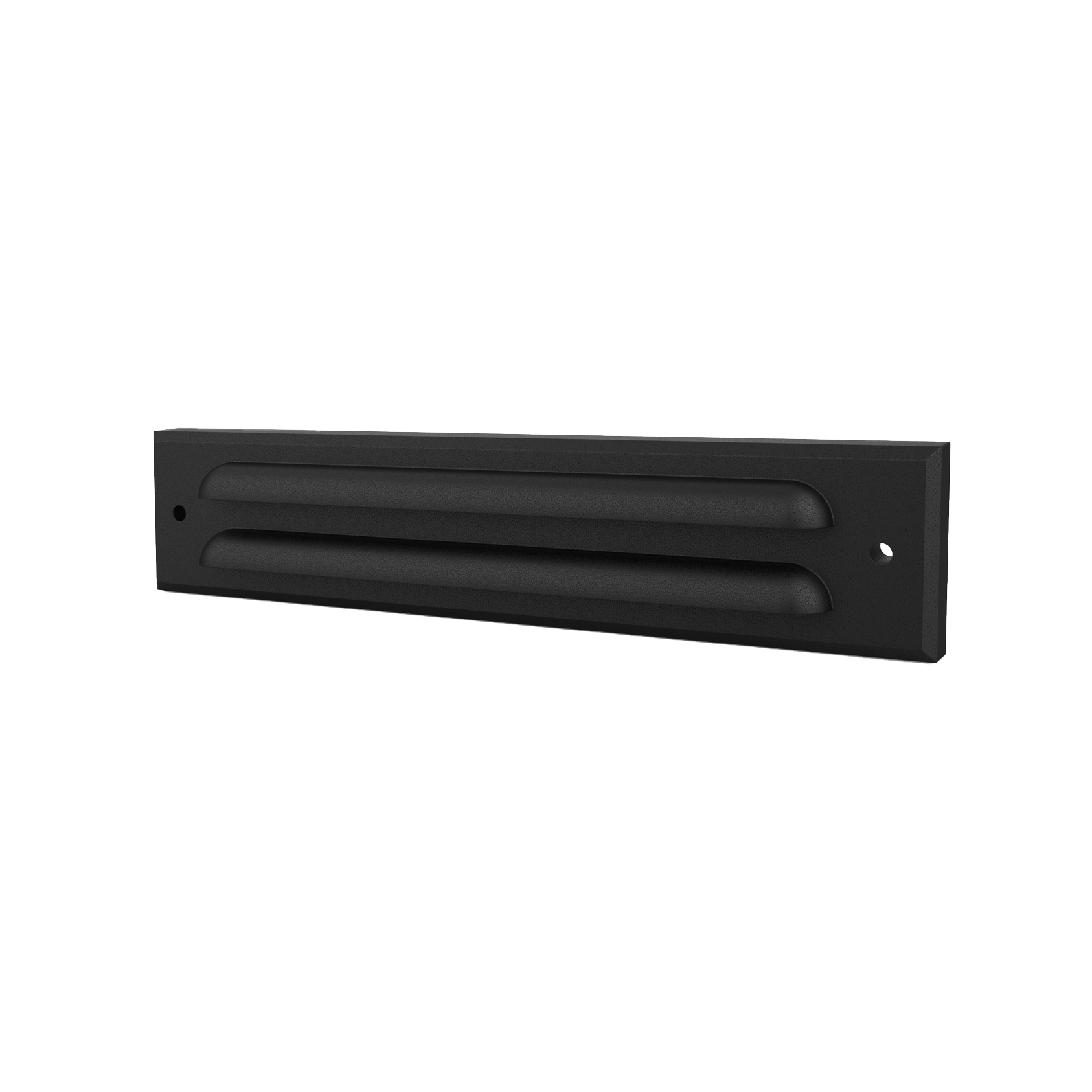 Slotted solid cast brass steplight designed for wall mounted step lighting. - Image 3