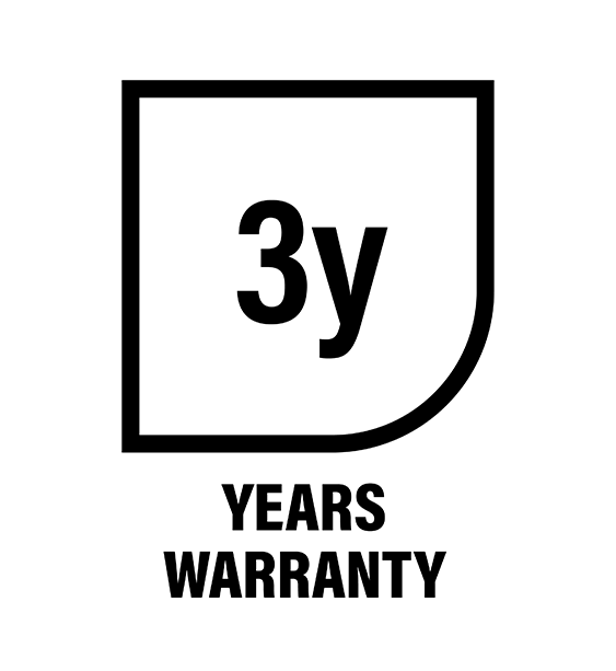 3 Year Warranty