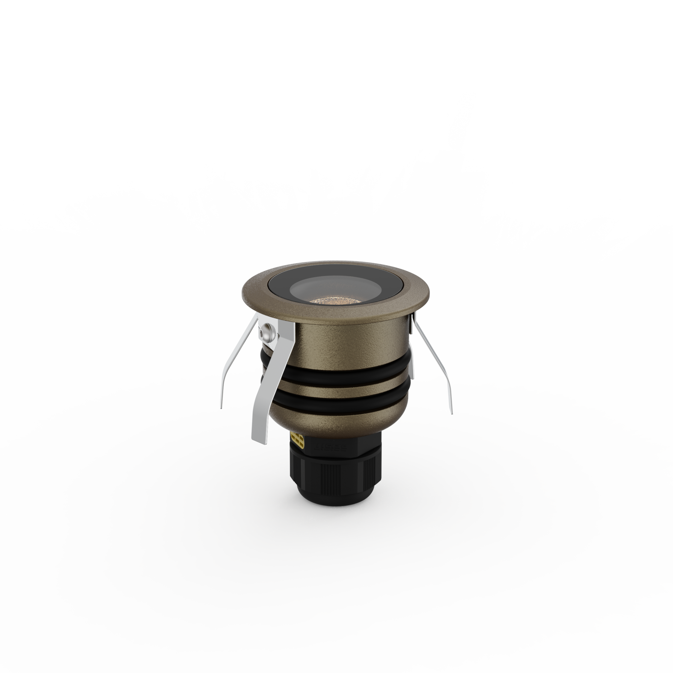 Mini in-ground uplight designed for secure mounting and longevity under foot traffic. - Image 3