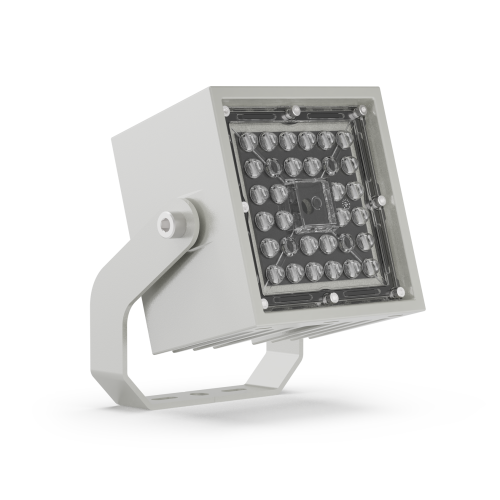 Compact aluminium projector designed for 24V DC medium, wide, and flood lighting. - Image 3