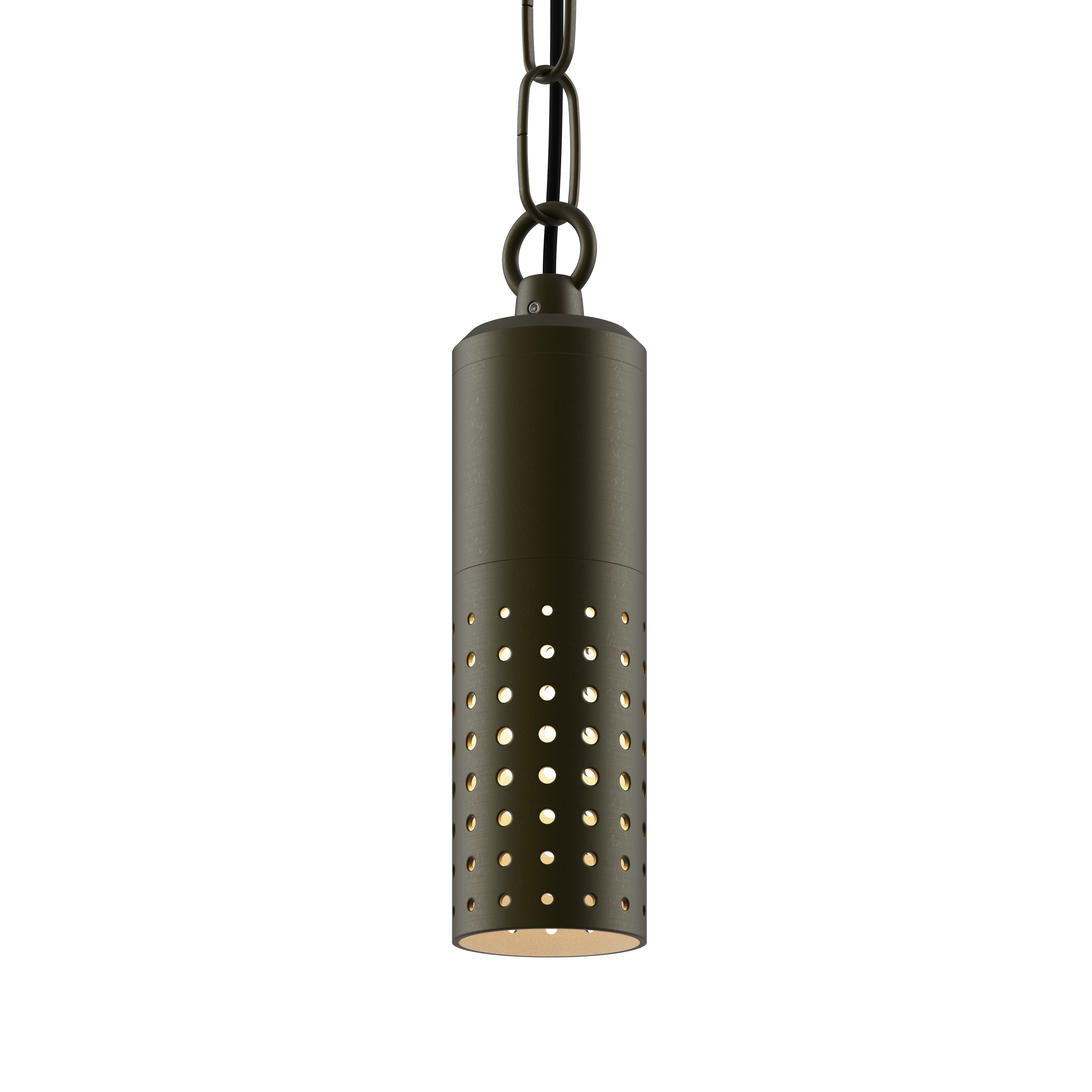 Solid cast brass hanging pendant light designed for IP65 festoon lighting. - Image 3
