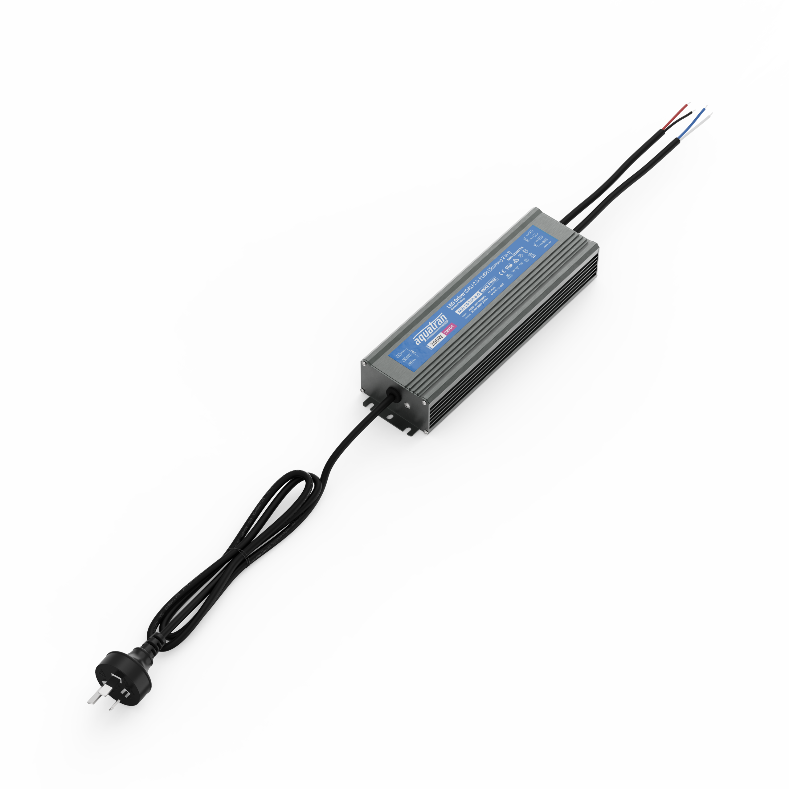 Aquatran 200W 24VDC DALI-2 IP67 4KHZ PWM Power Supply - Image 3