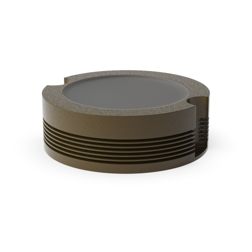 CNC machined aluminium pucklight designed for IP65 diffused projector lighting applications. - Image 4