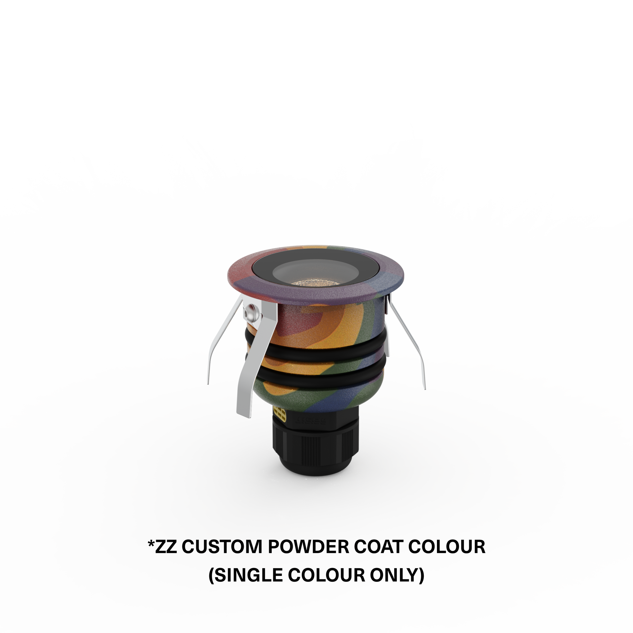 Mini in-ground uplight designed for secure mounting and longevity under foot traffic. - Image 7